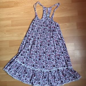 Floral print shift dress